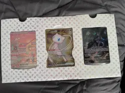 Pokemon TCG 151 UPC Promo Set Mew 053, Mewtwo 052, Metal Mew 205 New Sealed - Image 1