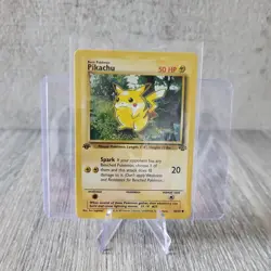 Pikachu 1st Edition Jungle Common 60/64 WOTC Vintage Pokemon NM - MINT - Image 1