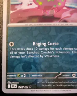 Cynthia's Spiritomb 129/182 Reverse Holo Uncommon Destined Rivals Pokemon TCG - Image 4
