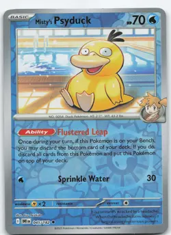 Misty's Psyduck 045/182 Uncommon Reverse Holo SV10: Destined Rivals NM Pokemon - Image 1