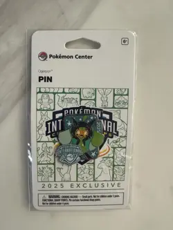 Pokemon Exclusive EUIC 2025 Ogerpon Pin And Poster - Image 2