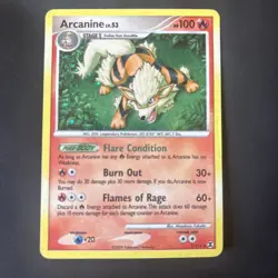 Arcanine 1/111 Holo Platinum Rising Rivals Rare Pokemon TCG NM/LP - Image 1