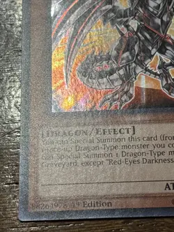 Red-Eyes Darkness Metal Dragon DUSA-EN068 Duelist Saga 1st Edition Ultra Rare LP - Image 3