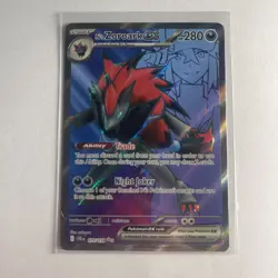 N's Zoroark EX 175/159 Full Art NM/M Journey Together Pokemon Card - Image 1