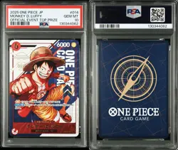 One Piece Luffy Flagship Battle Winner Promo PSA10 Limited Prize Card - Image 3