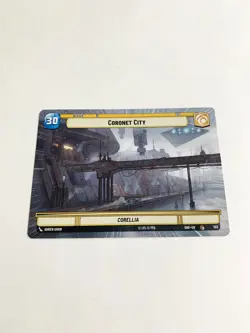 Coronet City (Hyperspace) Shadows of the Galaxy Star Wars Unlimited Card # 303 - Image 1