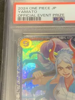 One Piece Yamato Flagship Battle July 2024 Top 8 SR PSA10 Promo Card - Image 3