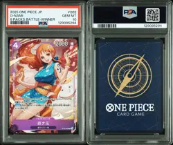 One Piece Nami ST18-002 Promo PSA10 Winner Card 8 Pack Battle Exclusive - Image 3
