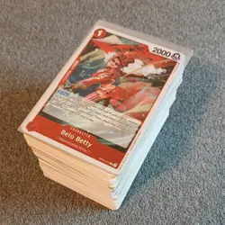 One Piece TCG 100+ Card Bulk Lot - Image 1