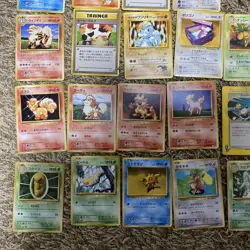 Pokemon Card Old Back Gym Movie Promo Pikachu Holo 77-Card Lot Japanese - Image 5