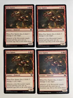 4x Mtg Crimson Vow Pyre Spawn NM/M Magic The Gathering - Image 1