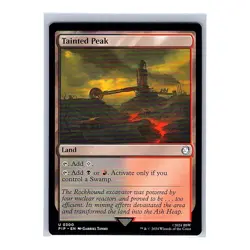 Tainted Peak #300 Regular Uncommon Land MTG 2024 Universes Beyond Fallout - Image 1
