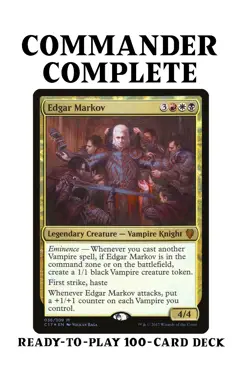 Edgar Markov VAMPIRE TRIBAL AGGRO Magic MTG Commander Deck List in description - Image 1