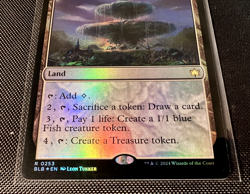 MTG Fountainport BLB 0253 FOIL Rare Land Bloomburrow NM - Image 2