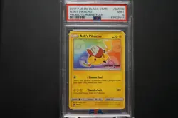 Pokemon TCG 2017 Ash's Pikachu SM Black Star Promo I CHOOSE YOU! #SM108 PSA 9 MT - Image 1