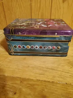 2015 Pokemon Collector Chest Rayquaza & Hoopa Empty Lunch Box Great Shape - Image 2