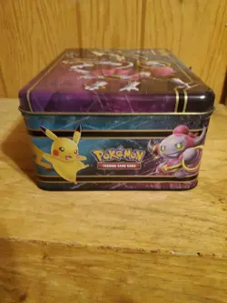 2015 Pokemon Collector Chest Rayquaza & Hoopa Empty Lunch Box Great Shape - Image 3