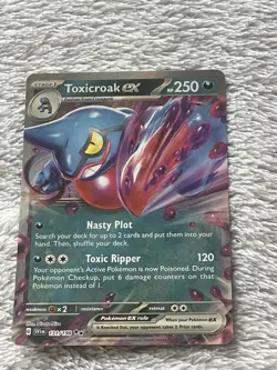 Toxicroak Ex 131/198, Scarlet & Violet, Pokemon, NM - Image 1