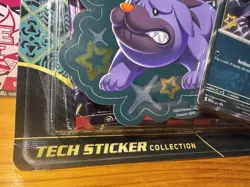 Pokemon - Scarlet & Violet Paldean Fates Tech Sticker Blister - Maschiff - Image 4