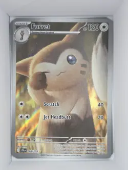 Furret SV09: Journey Together #168/159 Full Art Pokemon Near Mint - Image 1