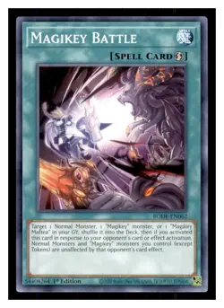 Yugioh Magikey Battle BODE-EN062 1st Edition Burst of Destiny LP - Image 1