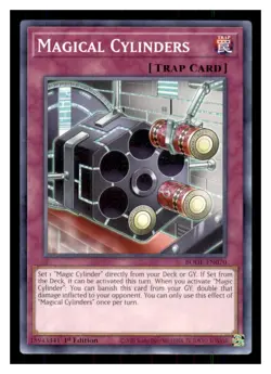 Yugioh Magical Cylinders BODE-EN070 1st Edition Burst of Destiny LP - Image 1