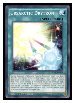 Yugioh Ursarctic Drytron BODE-EN066 1st Edition Burst of Destiny LP - Image 1