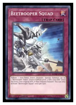 Yugioh Beetrooper Squad BODE-EN091 1st Edition Burst of Destiny LP - Image 1