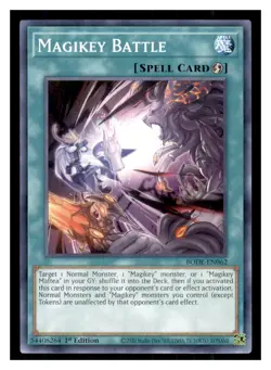 Yugioh Magikey Battle BODE-EN062 1st Edition Burst of Destiny LP - Image 1