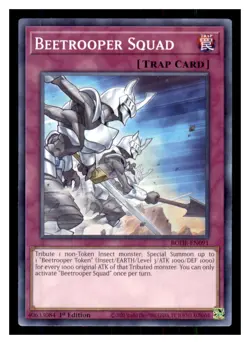 Yugioh Beetrooper Squad BODE-EN091 1st Edition Burst of Destiny LP - Image 1