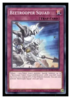 Yugioh Beetrooper Squad BODE-EN091 1st Edition Burst of Destiny LP - Image 1