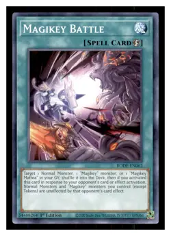 Yugioh Magikey Battle BODE-EN062 1st Edition Burst of Destiny LP - Image 1