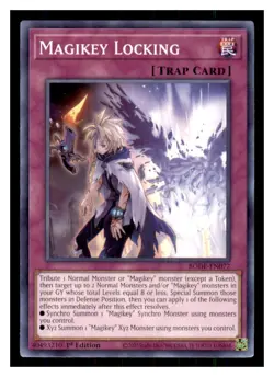 Yugioh Magikey Locking BODE-EN077 1st Edition Burst of Destiny LP - Image 1