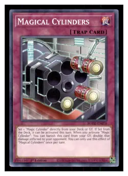 Yugioh Magical Cylinders BODE-EN070 1st Edition Burst of Destiny LP - Image 1