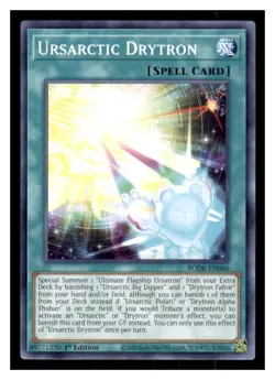 Yugioh Ursarctic Drytron BODE-EN066 1st Edition Burst of Destiny LP - Image 1