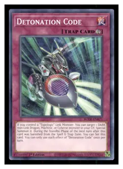 Yugioh Detonation Code BODE-EN071 1st Edition Burst of Destiny LP - Image 1