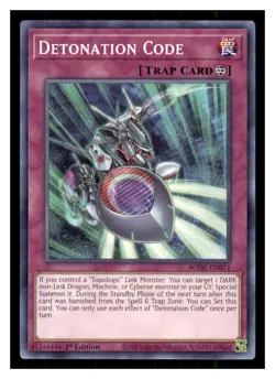 Yugioh Detonation Code BODE-EN071 1st Edition Burst of Destiny LP - Image 1