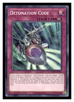 Yugioh Detonation Code BODE-EN071 1st Edition Burst of Destiny LP - Image 1