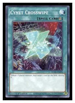 Yugioh Cynet Crosswipe BODE-EN096 1st Edition Burst of Destiny LP - Image 1