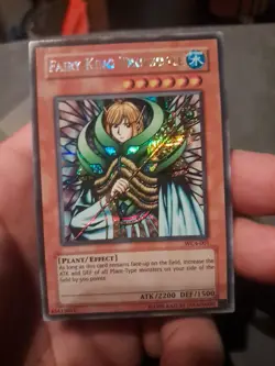 Yu-Gi-Oh Fairy King Truesdale Card WC4-001 Secret Rare - Image 1