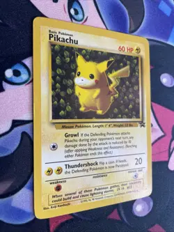 Pokemon "Ivy" PIKACHU Card BLACK STAR PROMO Set #1 Wizard of the Coast League LP - Image 2
