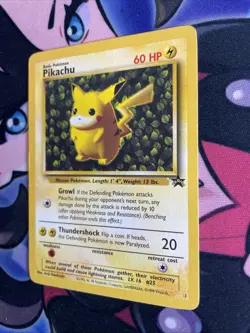 Pokemon "Ivy" PIKACHU Card BLACK STAR PROMO Set #1 Wizard of the Coast League LP - Image 3