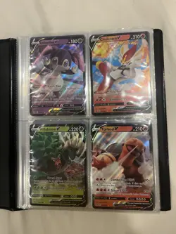 Pokemon TCG With Binder - 64 Cards - Some Rare & Mixed Sets - Image 1