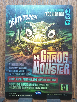 MTG✨ The Gitrog Monster ( SHOWCASE FOIL ) Innistrad Remastered🎇 NEAR MINT - Image 1