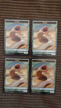 Magic: the Gathering / MtG Wurm Token (5/5) x4 Amonkhet - Image 1