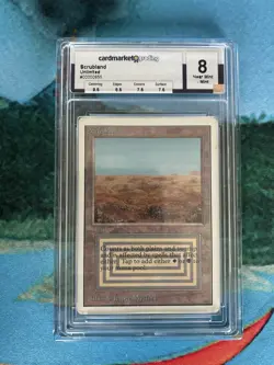Scrubland Unlimited Dual Land NM/MINT CGC (3010) Grade 8 Magic | MTG - Image 1