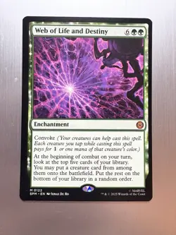 Web Of Life And Destiny - 122 - MTG: Marvel’s Spider-Man - Mythic - Regular - Image 1