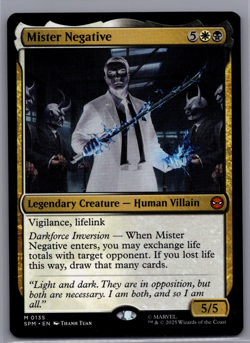 MTG - Mister Negative - Mythic Regular #135 - Spider-Man NM - Image 1