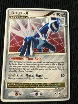 2008 POKEMON DIAMOND & PEARL BLACK STAR PROMO DP17 DIALGA LV.X-HOLO - Image 1