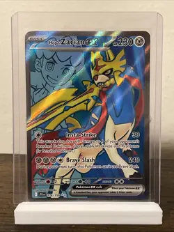 Pokemon TCG Journey Together Zacian EX 176/159 Full Art Ultra Rare NM - Image 1